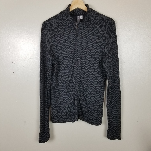 IBEX 100% Merino Wool Full Zip Sweater Shell US L - Picture 1 of 7